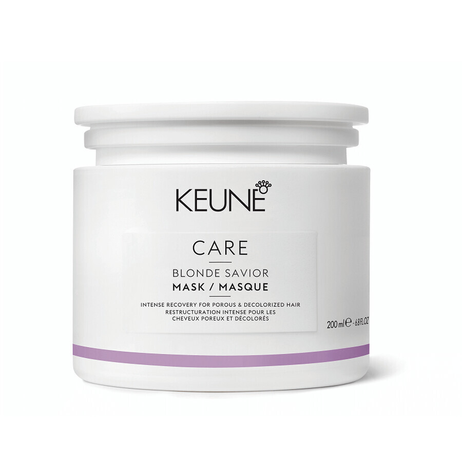 Herstellend masker voor beschadigd haar Blonde Savior Care, 200 ml, Keune