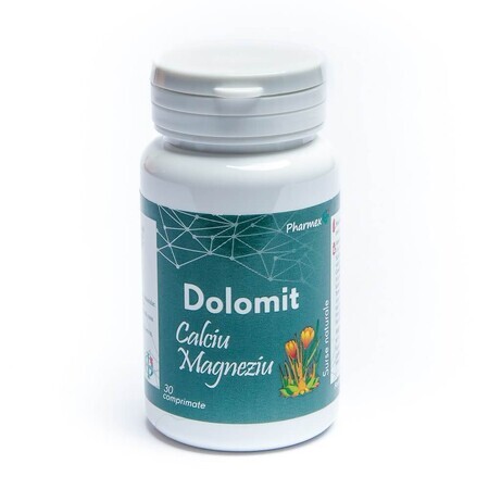 Dolomite con Calcio e Magnesio, 30 compresse, Pharmex