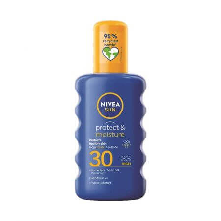 Protect &amp; Moisture Feuchtigkeits-Spray mit SPF30, 200 ml, Nivea Sun