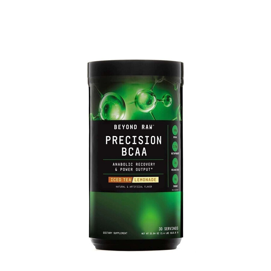 Gnc Beyond Raw Precision Bcaa met limonadesmaak van Ijsthee, 613,5 G