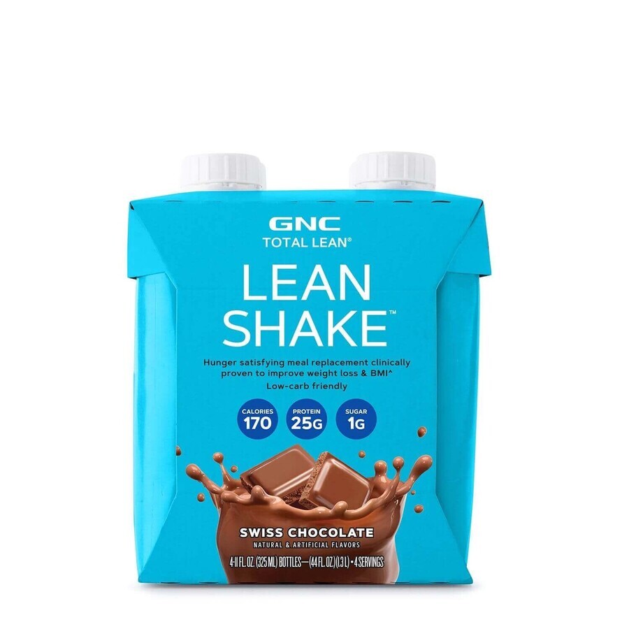 Gnc Total Lean Lean Shake 25 With Swiss Chocolate Flavour, 325 Ml