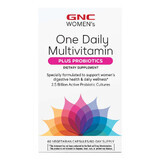 Gnc Women's One Daily Multivitamin Plus Probiotics, Multivitamin Complex For Women With Probiotics Lab4, 60 Cps