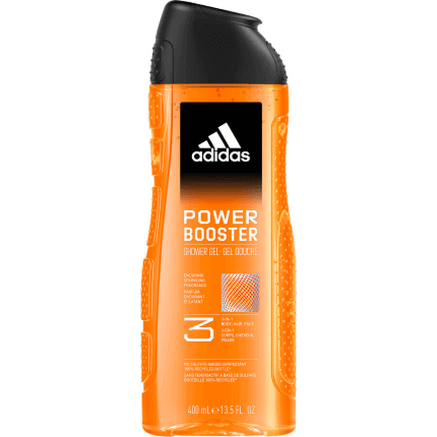 Gel doccia Adidas POWER BOOSTER, 400 ml