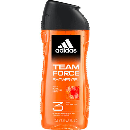 Gel doccia Adidas TEAM FORCE, 250 ml