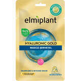 Elmiplant Maschera viso in tessuto con acido ialuronico e proteine ​​dell'oro, 1 pz