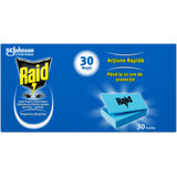 Raid Compresse laminate per repellente elettrico per zanzare, 30 pezzi