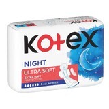 Assorbenti notturni ultra morbidi, 6 pezzi, Kotex