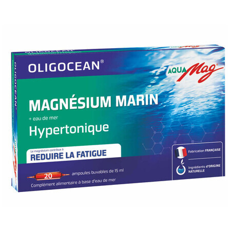 Aquamag Magnesio Marino, 20 viales, Oligocean