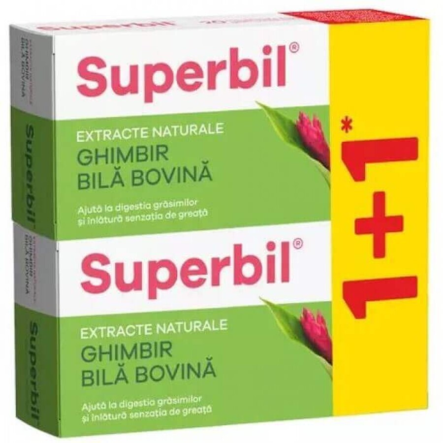 Superbil pack, 20 comprimidos + 20 comprimidos, Fiterman Pharma