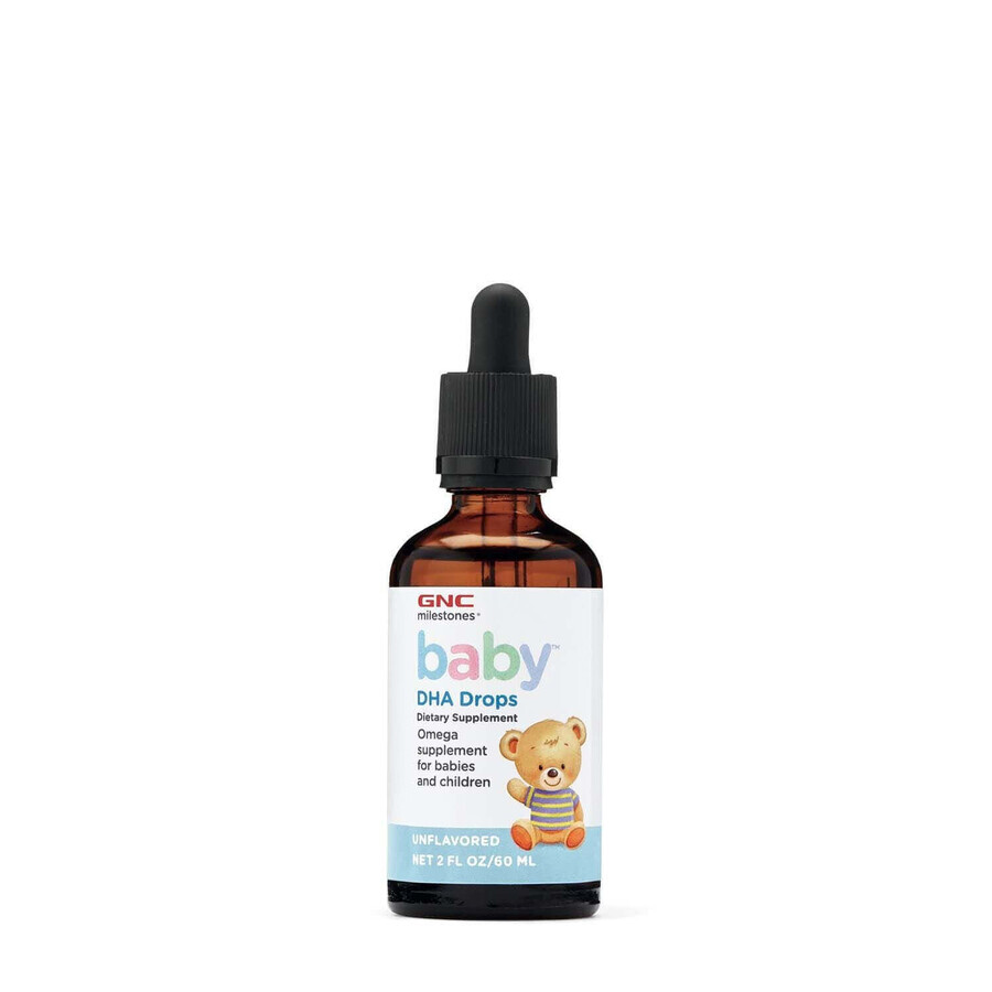 Gocce con DHA per neonati Baby DHA, 60 ml, GNC