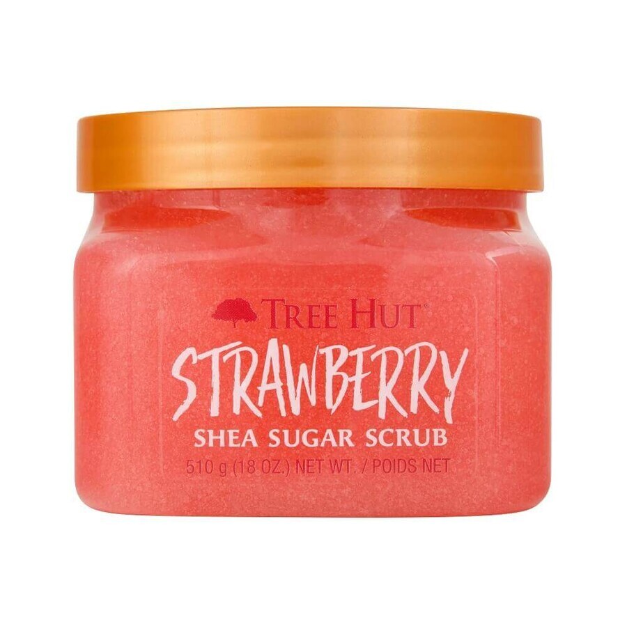 Exfoliating Body Scrub with Strawberry Flavour, 510 g, Tree Hut