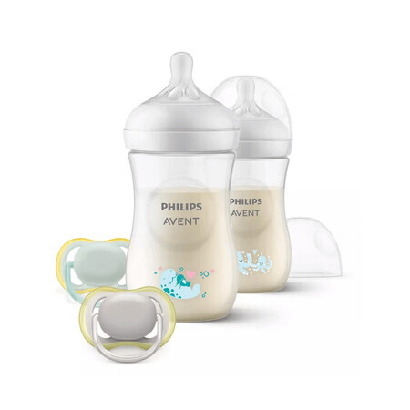 Philips Avent Natural Response Feeding Bottle and Soother Set