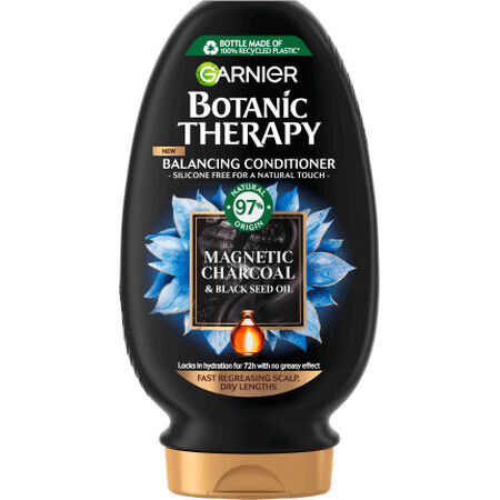 Garnier Botanic Therapy Balsamo per capelli al carbone magnetico e olio di semi neri, 200 ml