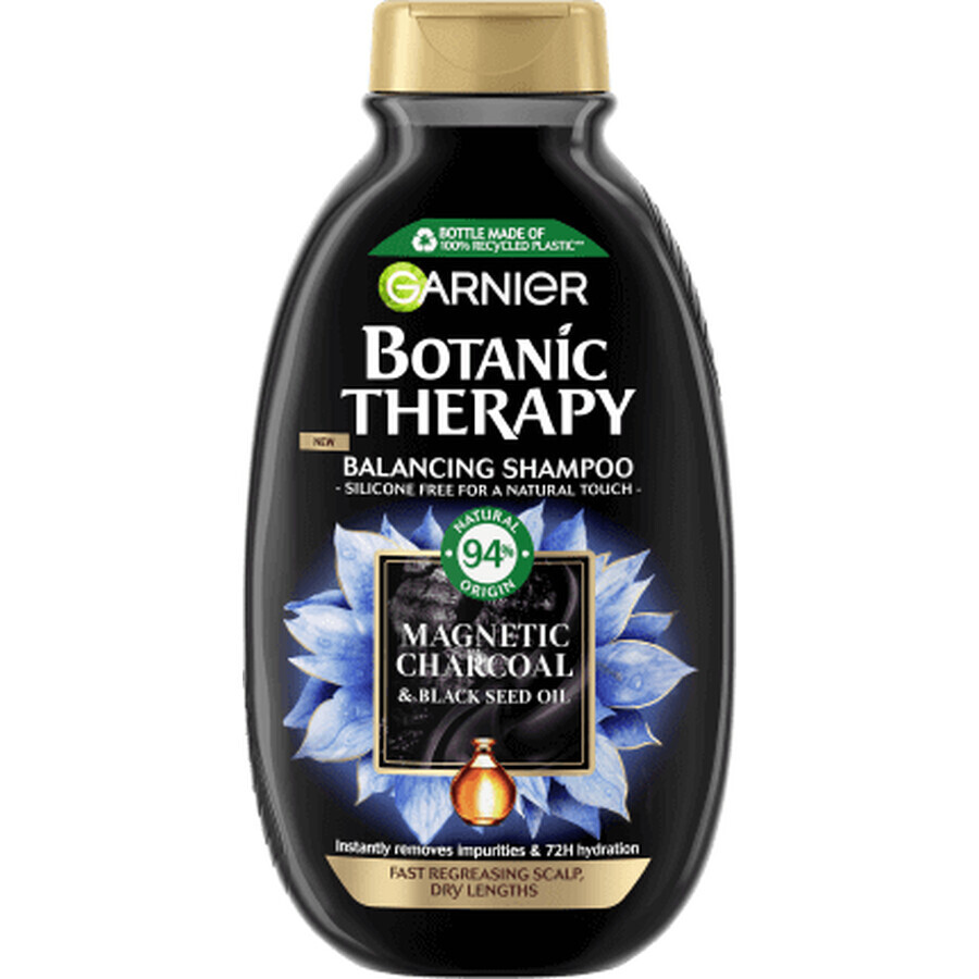 Garnier Botanic Therapy Shampoo Carbone magnetico e olio di semi neri, 250 ml