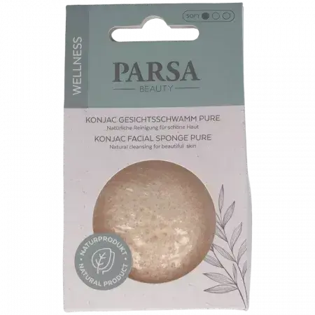 Spugna viso Konjac pura, 1 pezzo, Parsa