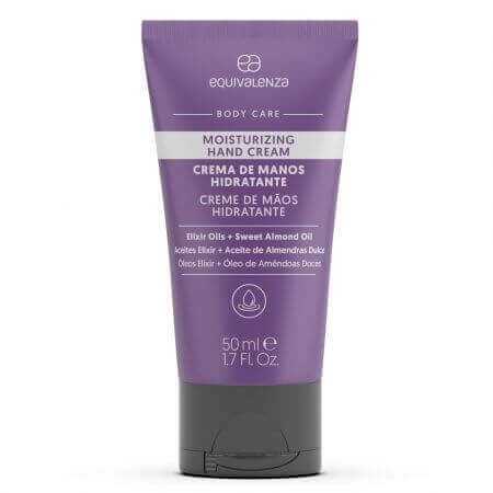 Crema mani idratante con olio essenziale, 50 ml, Equivalenza