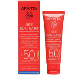 Bee Sun Safe SPF50 Bee Sun Safe crema di protezione solare colorata anti-peeling, 50 ml, Apivita