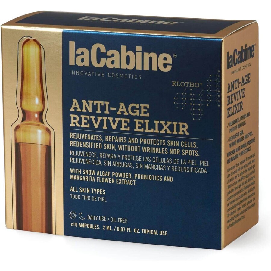 Anti-Aging Revive Elixir ampoules, 10 ampoules x 2 ml, La Cabe