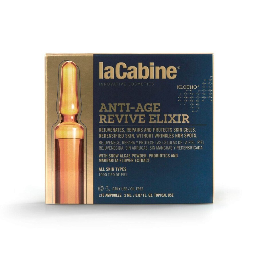 Anti-Aging Revive Elixir ampoules, 10 ampoules x 2 ml, La Cabe