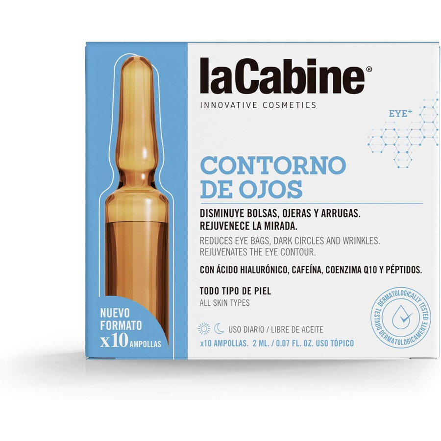 Eyecontour vial, 10 vials x 2 ml, La Cabine