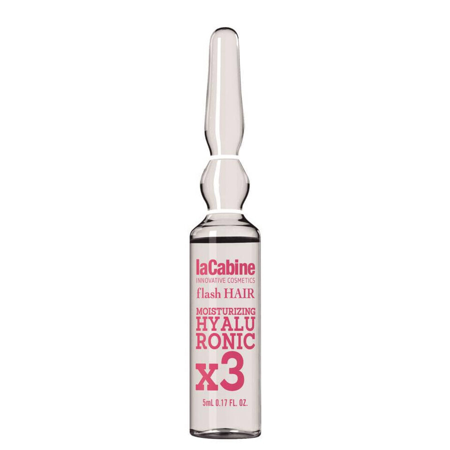 Flash Hair Moisture Hyaluronic Vial, 7 Fläschchen x 5 ml, La Cabine