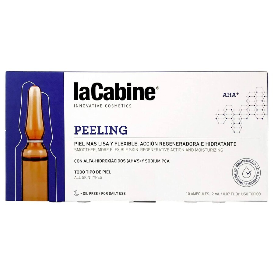 Fiale peeling, 10 fiale x 2 ml, La Cabine