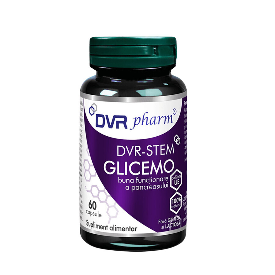 DVR Stem glycemisch, 60 capsules, DVR Pharm