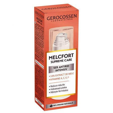 Siero antirughe intensivo con estratto di bava di lumaca, complesso di vitamine A, C, E, F Melcfort, 30 ml, Gerocossen