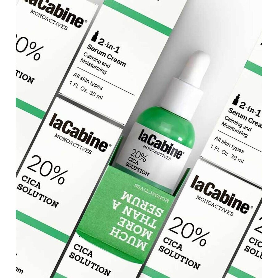 Ser-cremă Monoactives 20% Cica Solution, 30 ml, La Cabine