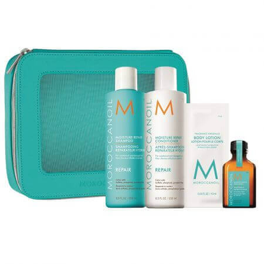 Set per la riparazione dei capelli primaverili, Moroccanoil