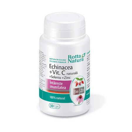 Echinacea + vitamin C + selenium + zinc, 30 capsules, Rotta Natura