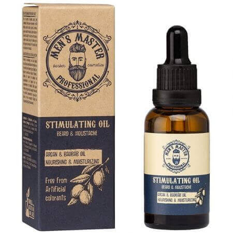 Men's Grooming Stimulierendes Bartöl, 30 ml, Men's Master Professional