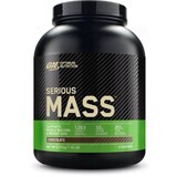 Polvere proteica Serious Mass Gainer, Cioccolato, 2730 g, Optimum Nutrition