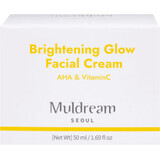 Muldream Crema illuminante per ragazze con AHA e Vitamina C, 50 ml