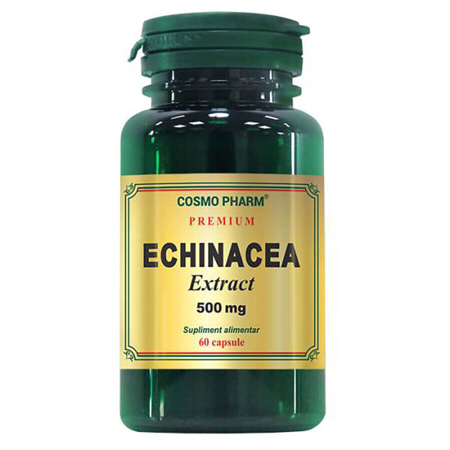 Estratto di Echinacea 500mg, 60 capsule, Cosmopharm