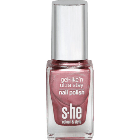 She stylezone color&amp;style Gel-like'n ultra stay nail polish 322/346, 10 ml