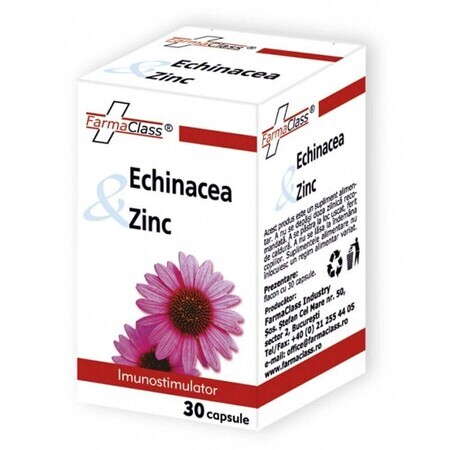 Equinácea y Zinc, 30 cápsulas, FarmaClass