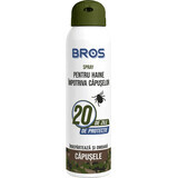 BROS Spray per indumenti contro le zecche, 90 ml