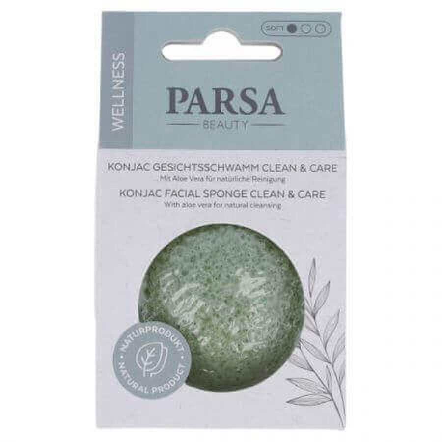 Burete de curatare si exfoliere Kojac - verde inchis, 1 bucata, Parsa