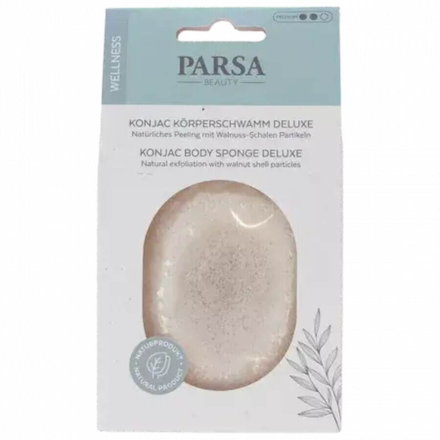 Spugna corpo Konjac Deluxe, 1 pezzo, Parsa