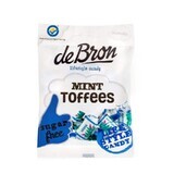 Mint-flavoured soft caramels, 90 g, Debron