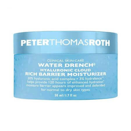 Crema viso Water Drench Hyaluronic Cloud Cream idratante idratante, 48 ml, Peter Thomas Roth