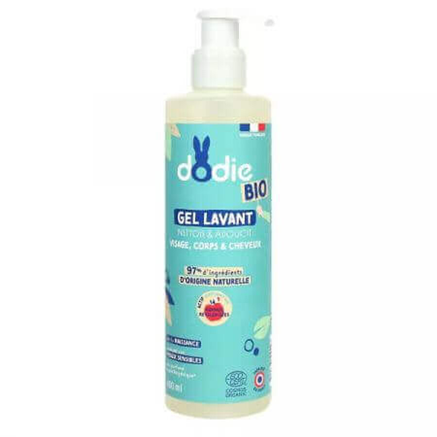 Gel pentru spalare Bio 3 in 1, 400 ml, Dodie