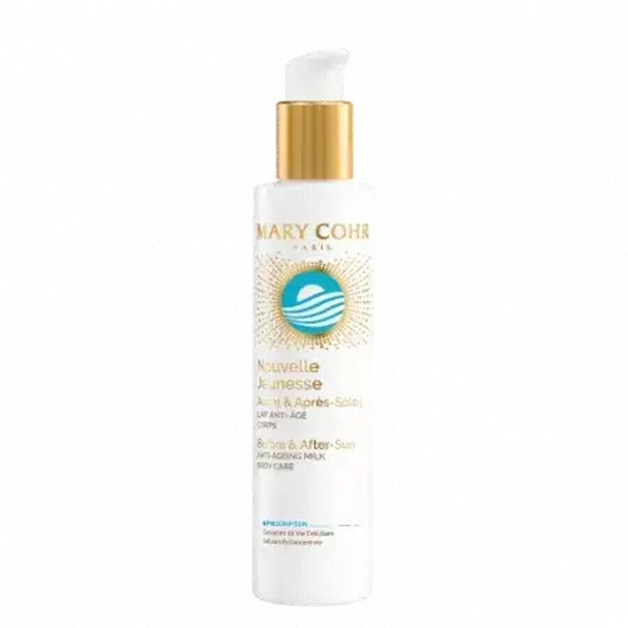 Nouvelle Jeunesse Soleil latte corpo prima e dopo l'esposizione al sole, 150 ml, Mary Cohr