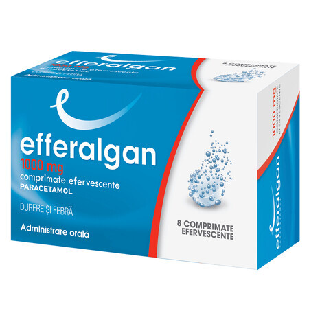 Efferalgan 1000 mg, 8 compresse effervescenti, Ursapharm Arzeimittel