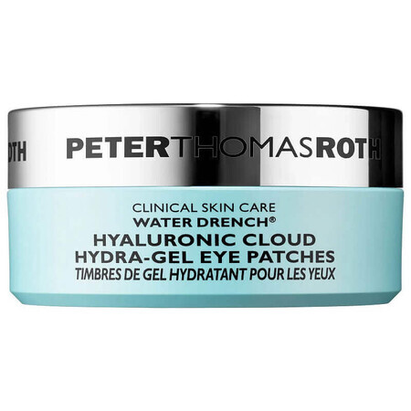 Water Drench Hyaluronic Cloud Hydra-Gel Parches para los ojos, 60 unidades, Peter Thomas Roth