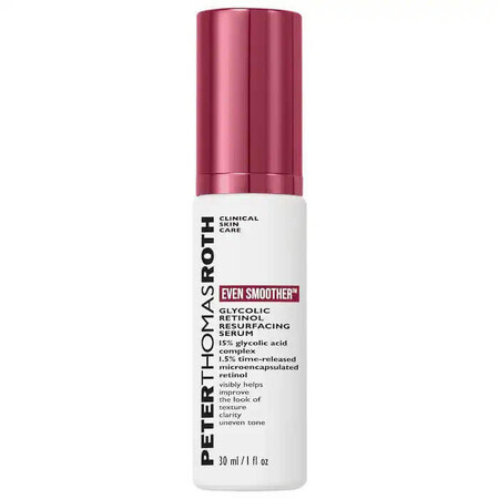 Even Smoother Glycolic Retinol Resurfacing Serum, 30 ml, Peter Thomas Roth