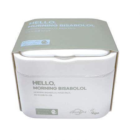 Set of 30 pieces of Bisabolol soothing masks, Hello Morning