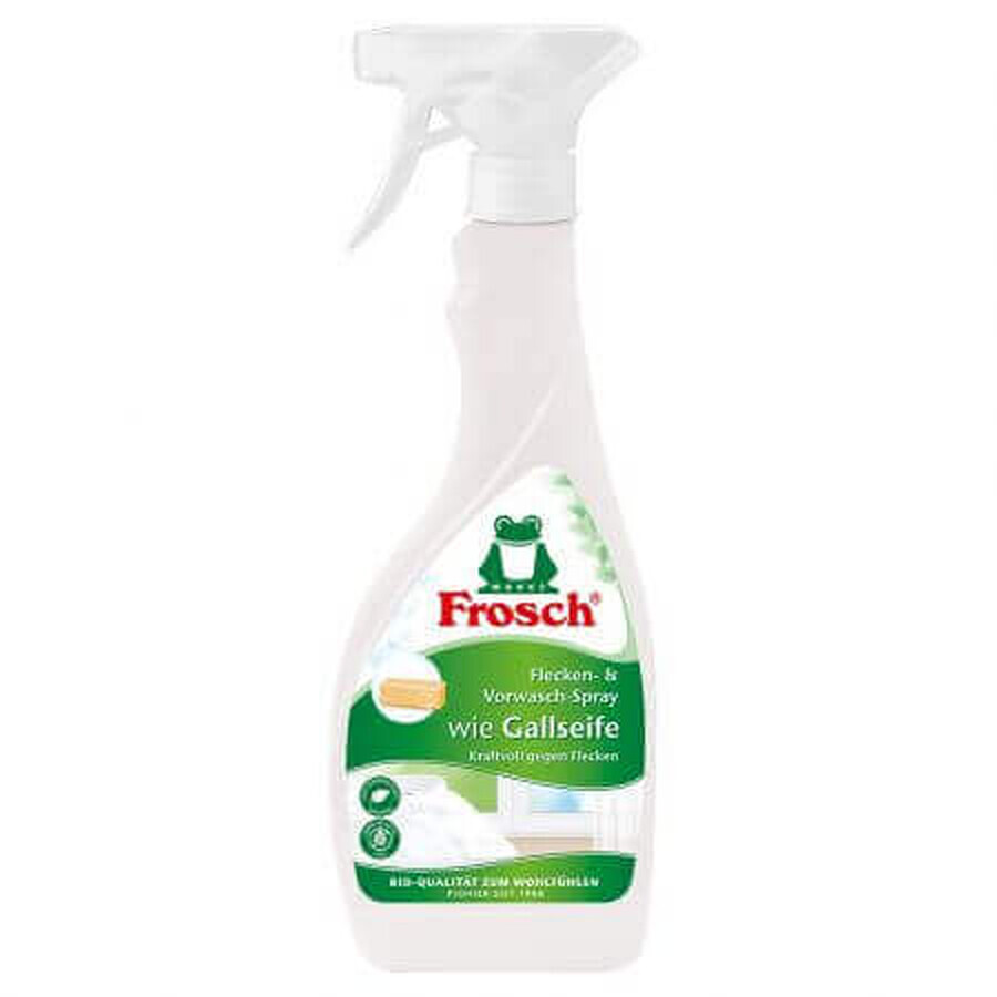 Soluzione spray e prelavaggio antimacchia al sapone gallico, 500 ml, Frosch