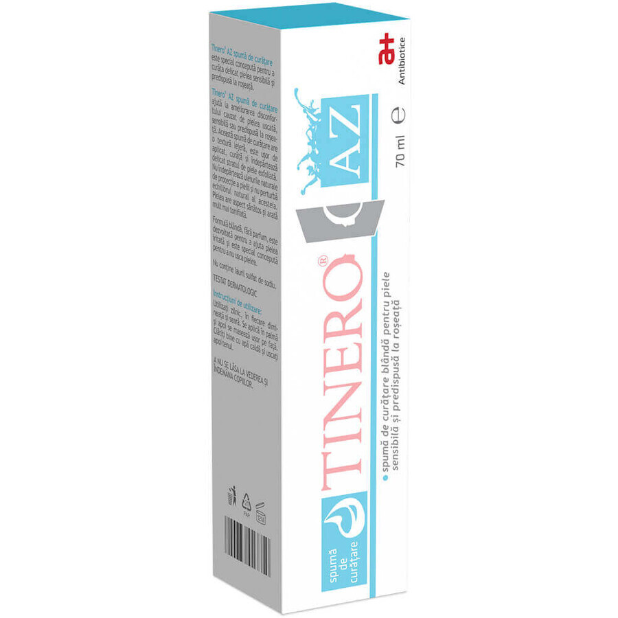 Schiuma detergente Tinero, 70 ml, Antibiotico SA